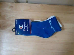 Champion Boys Youth Quarter Socks ( 3 Pair) Size 3Y-5Y NEW WITH TAGS - Picture 1 of 3