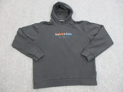 Scoych & Soda Sweater Mens Large Black Hoodie Amsterdam Logo Sweatshirt - Image 1 of 4