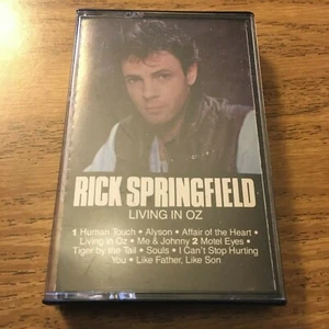 Rick Springfield "Living In Oz" (Cassette Tape, 1983) Human Touch, Motel Eyes - Picture 1 of 5