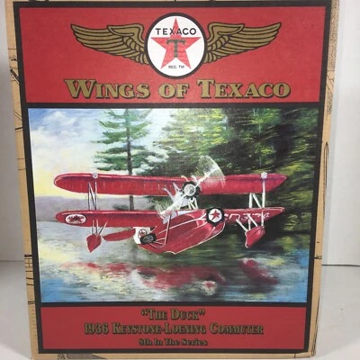 ERTL – WINGS TEXACO – “THE DUCK” 1936 KEYSTONE-LOENING COMMUTER PLANE - 2000 - Image 1 of 4
