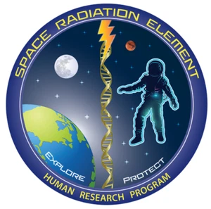 NASA Space Radiation Element Logo Vinyl Sticker - 3 x 3 inches - Picture 1 of 1