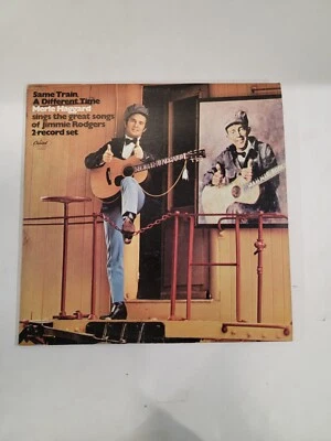 MERLE HAGGARD - Same Train Different Time (Capitol)- 12" Vinyl Record 2xLP - VG+ - Image 1 of 4