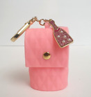 New Bath & Body Works Rosé Champagne Snap Case Pocket Hand Gel Holder Keychain