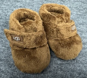 Ugg Unisex Slipper Bixbee Baby Fur Booties Brown Chestnut US 0/1 0 1 0-6 Months - Picture 1 of 18