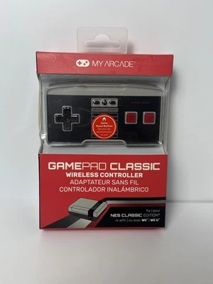 My Arcade Gamepad Classic Wireless Controller Black DGUN-2927 NES Wii Wii U - Image 1 of 4