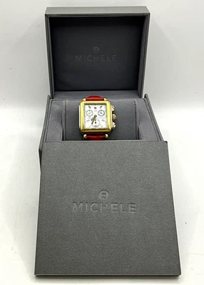 Reloj Michele Deco Day MW06P00A9046 Cuarzo Diamante Cronógrafo Sin Caja Foto 1 de 4