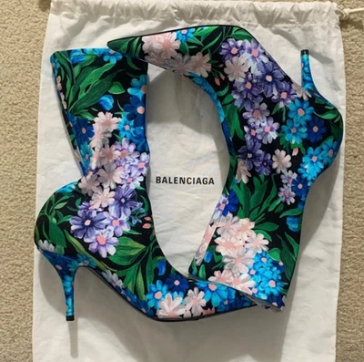 Botas Calcetín Cuchillo Floral Balenciaga Talla 37 Foto 1 de 4