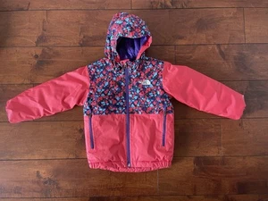 North Face Youth Snowquest Insulated Jacket Camo DryVent Outdoors 4T SKI SNOW - Picture 1 of 5