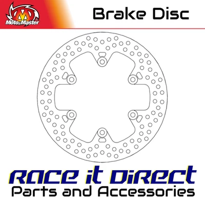 Disco de freno para YAMAHA YZF 750 R 1993-1997 disco fijo halo trasero MotoMaster Foto 1 de 4