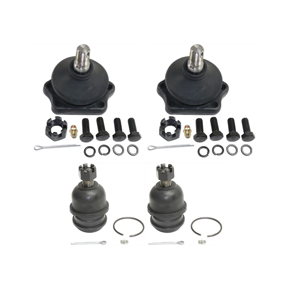 Juego de 4 rótulas delanteras del lado del conductor y del pasajero superior para camión carrocería dura D21 Foto 1 de 4