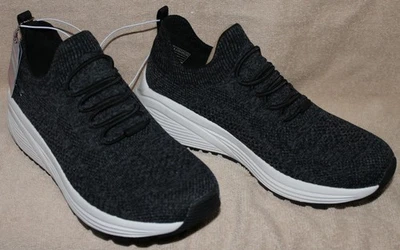 Skechers Stretch Fit Slip On Black Sneakers Shoes Women's Sz 9 w/Memory Foam NWT - Image 1 of 4