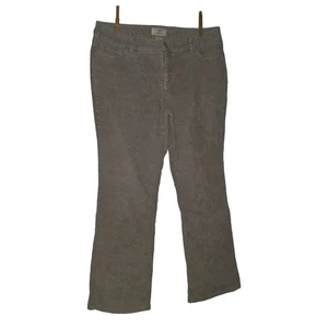 Pantalones para mujer pierna recta marrón claro con cordones St. Johns Bay 14 Petite - Imagen 1 de 6