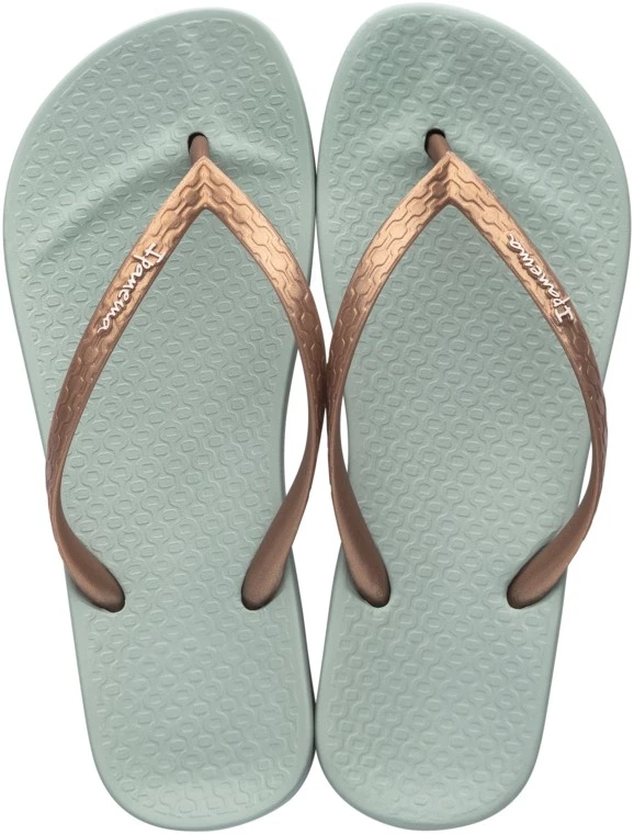 IPANEMA Sandalen Slaps ANATOMICA TAN Sandale 2025 green/gold Sandaletten Slipper