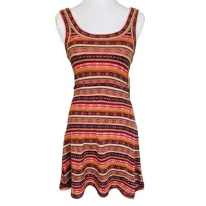 Free People Passion Fruit Striped Knit Dress Size Small NWT - Picture 1 of 9