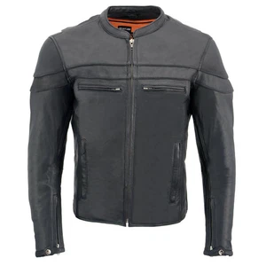Men's Stay Cool Leather Sporty Cool-Tec Jacket by Milwaukee Leather - Bild 1 von 11