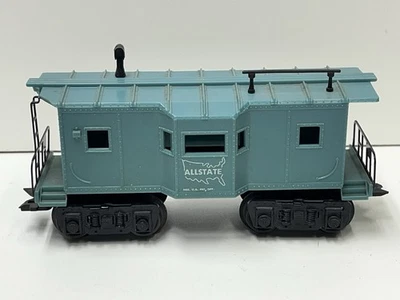 Marx 2225 Azul Turquesa Allstate Bay Ventana Caboose Techo Astillado ¡Difícil de Encontrar! Foto 1 de 4