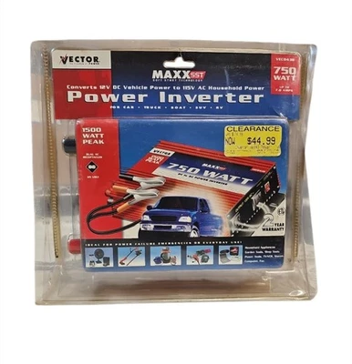 Inversor de alimentación Vector Maxx SST VEC043B 750 vatios CC a CA SELLADO NOS *LEER Foto 1 de 3
