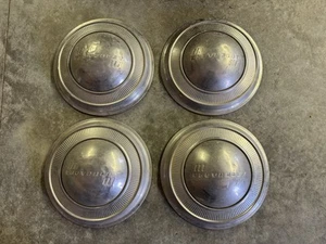 Very RARE 1939 39 Chevy Full Disk Hubcaps Accessory Caps - Picture 1 of 13