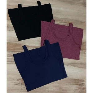 Set of 3 SO Perfect Tank Top Pink, Blue & Black Juniors Size M - Picture 1 of 16