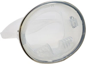Maschera classica in silicone forma ovale in acciaio inox senza immersione in apnea, una - Foto 1 di 3