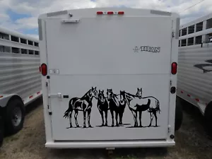 Horse Herd - Vinyl Decal Sticker Horse Trailer Decal Bumper Sticker Horse Lovers - Picture 1 of 2