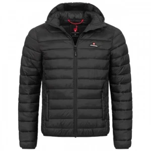 Höhenhorn Balmhorn Hood Steppjacke L Schwarz Top Zustand mit minimaler Reparatur - Bild 1 von 5
