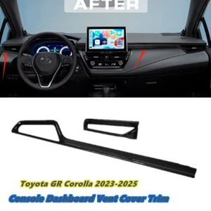 Dry Carbon Central Console Dashboard Trim Decor For Toyota GR Corolla 2023-2025 - Bild 1 von 12