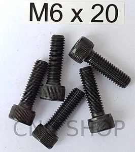 M6 X 20 HARDENED CAP SCREW (5pcs) SOCKET HEAD ALLEN HEX KEY M6X20 CNC DIY PARTS - Picture 1 of 1