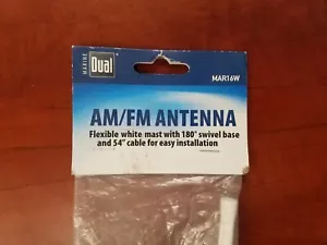 Dual Electronics MAR16W Flexible Mast Long Range Marine Antenna AM FM Radio - Picture 1 of 3