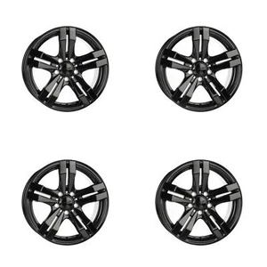 Set of 4 17in Black Alloy Wheel Rims for Jaguar XE, DAJ41Z6 5x108 5Lug 17x7.5 - Picture 1 of 14