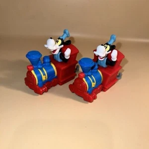 McDonald's 2020 Happy Meals Disney Goofy Runaway Railway Train Figures Lot Of 2 - Foto 1 di 10