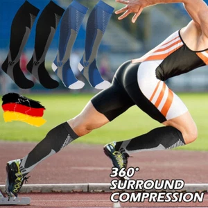 Sport Kompressionsstrümpfe Stützstrümpfe Reisestrümpfe Kniestrümpfe Herren Damen - Bild 1 von 19