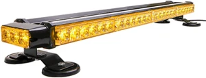 26.5" Amber Yellow 54 LED Automotive Rooftop Beacon Warning Emergency Flashing S - Picture 1 of 8