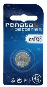 RENATA CR1620 3V Lithium Swiss Button Coin Cell Replacement Batteries - Picture 1 of 1