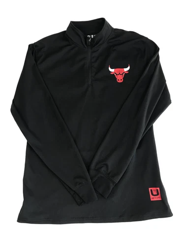 Chicago Bulls Sweater Adult Medium Black Red Pullover NBA Basketball Mens Cover