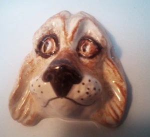Babbacombe pottery Torquay Devon DOG string dispenser 13 cm .. USA unusual - Picture 1 of 8