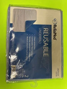 ReliaMed Reusable Underpad ''18 x 18 , Pack of 2'' 2 Pack - Picture 1 of 2