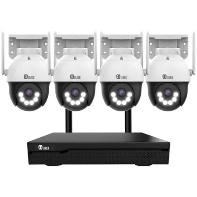 Elder WiFi PTZ Security Camera System, 4K NVR 8CH 1TB & Semi Wireless Camera 5MP - Image 1 of 4