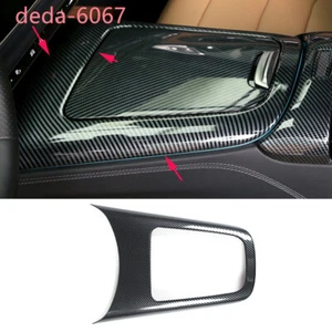 Carbon Fiber ABS Center Console Gear Shift Frame Trim For Benz E Class W214 2024 - Picture 1 of 13