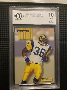 1994 SkyBox Impact Football Karte #141 Jerome Bettis - Bild 1 von 2
