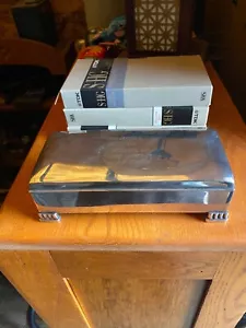 Brookfield Country Club 1958 placa de plata caja humidor de cigarrillos con forro de madera en muy buena condición - Imagen 1 de 6