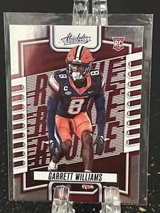 GARRETT WILLIAMS----2023 PANINI---ABSOLUTE----BLUE---ROOKIE---CARDINALS - Picture 1 of 2