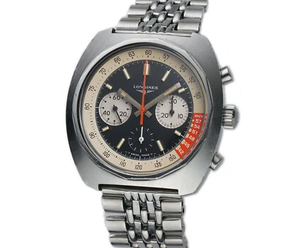 Longines 43mm Vintage Water Ski Chrono Valjoux 92 Circa 1969 8226-1 - Image 1 of 4