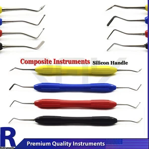 Juego de pulidores de mango de silicona restauradores para relleno dental de amalgama dental - Imagen 1 de 5
