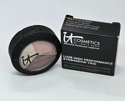 it Cosmetics Luxe High Performance Anti-Aging Eyeshadow Trio PRETTY IN SPRING - Image 1 of 4