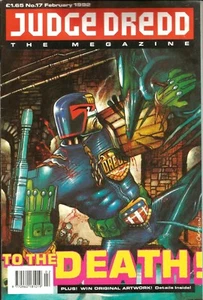 JUDGE DREDD THE MEGAZINE #17 (VOL 1) FLEETWAY / FEB 1992 / UK COMIC V/G  2000AD - Picture 1 of 2