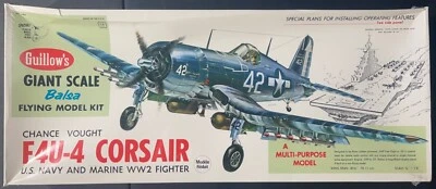 Guillows Chance Vought F4U-4 Corsair Giant Scale 1004 FS NEW Model Kit  - Image 1 of 4