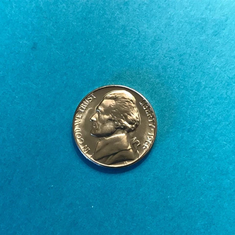 1966 SMS Jefferson Nickel   Unc     FREE SHIP Cover