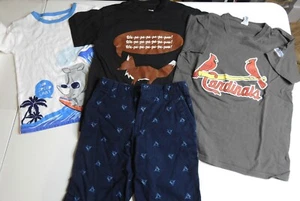 4-Piece Kids Play Clothes Bundle: Tees & Shorts (Size 7) - Picture 1 of 7