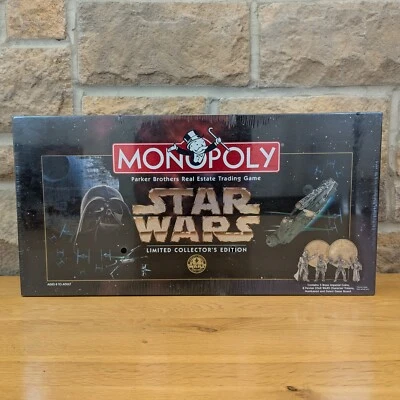 Star Wars Monopoly Limited Collector’s Edition Game 1996 Factory Sealed New - Image 1 of 4